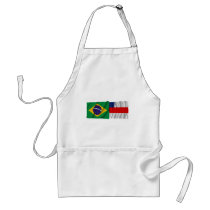 Amazonas & Brazil Waving Flags Apron