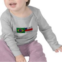 Amazonas & Brazil Waving Flags Tshirt