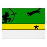 Amazonas , Columbia Greeting Card