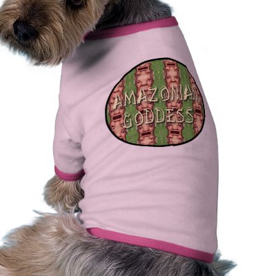 Amazonian Goddess Dog Tee Shirt by mrmorphic