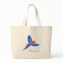 Amazonian Macaw bags by joeyartist Amazonian Macaw bags