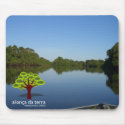 Amazonian view - Alianca da Terra logo mousepads