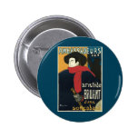 Ambassadeurs: Artistide Bruant by Toulouse Lautrec Pin