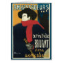 Ambassadeurs: Artistide Bruant by Toulouse Lautrec Cards