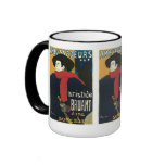 Ambassadeurs: Artistide Bruant by Toulouse Lautrec Mugs