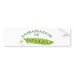 Ambassador of Peas Bumper Sticker