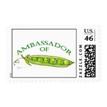 Ambassador of Peas stamps