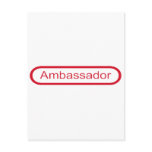 Ambassador Postcard