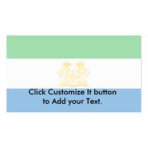 Ambassadors Of Sierra Leone, Serbia Business Card