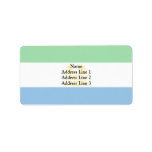 Ambassadors Of Sierra Leone, Serbia Custom Address Label