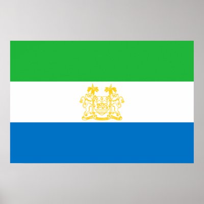 Ambassadors Of Sierra Leone, Serbia Posters by FlagLibrary