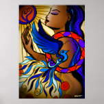 Amber Agape Print