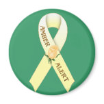 Amber Alert Awareness Ribbon Magnet magnets