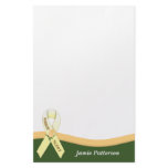 Amber Alert Ribbon Personal Stationery