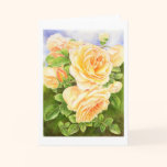 Amber Beauty watercolor art greeting card cards