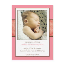 Amber Birth Announcement