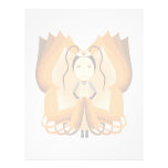 Amber Butterfly Princess Custom Letterhead
