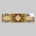 Amber Dragons Kaleidoscope Mandala bumper stickers