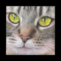 Amber Eyes Square Magnet magnets