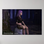 Amber G. Forest Pond Poster