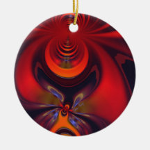 Amber Goddess – Orange and Gold Passion Christmas Ornaments