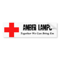 Amber Lamps Bumper Sticker