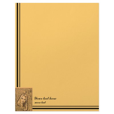 Amber Letterhead Template by siffert