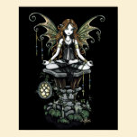 "Amber" Lotus Nature Fairy Poster posters