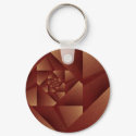 Amber Origami Keychain