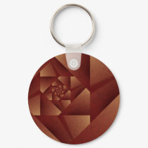 Amber Origami Keychain