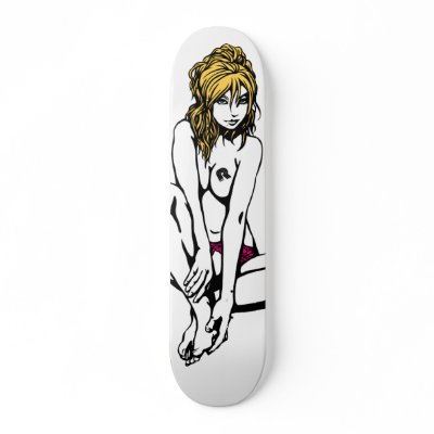 AMBER CUSTOM SKATEBOARD by resdenskate73