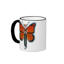 Amber the Monarch Butterfly Mug mugs