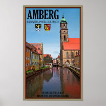 Amberg - Vils River Posters
