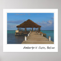 Ambergris Caye Belize Poster