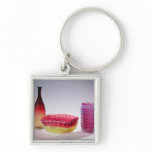 Amberina bottle, New England Glass Company, 1885 Keychain