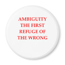 ambiguity fridge magnet