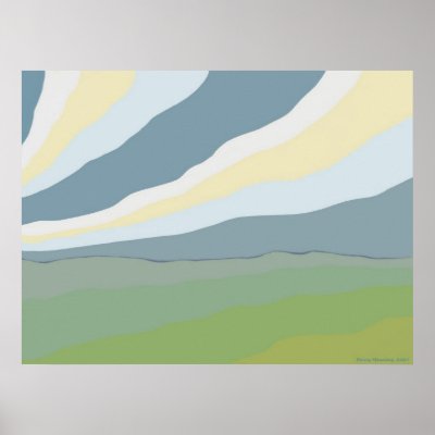 Ambiguous LandMass Posters by henrymanningartist