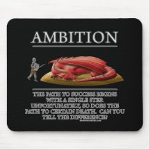 Ambition Fantasy (de)Motivator Mouse Pads