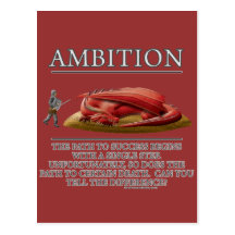 Ambition Fantasy (de)Motivator Post Card