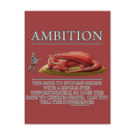 Ambition Fantasy (de)Motivator Post Card