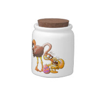 Ambitious Easter Bunny candy jars