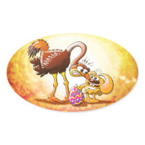 Ambitious Easter Bunny stickers
