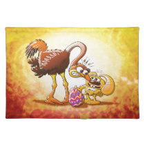 Ambitious Easter Bunny placemats