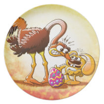 Ambitious Easter Bunny plates