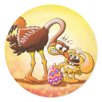 Ambitious Easter Bunny stickers