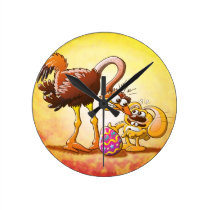 Ambitious Easter Bunny wall clocks