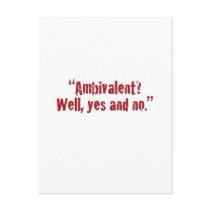 "Ambivalent?... Post Cards