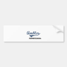 Ambler Pennsylvania City Classic Bumper Stickers