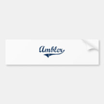 Ambler Pennsylvania Classic Design Bumper Stickers