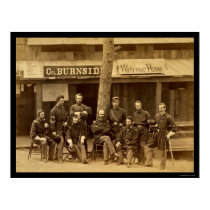 Ambrose Everett Burnside with RI Volunteers 1861 posters